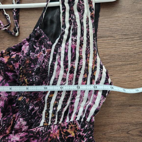 Free People Midi Dress 0 Cottagecore‎ Boho Farmhouse Peasant Praire Summer - Picture 7 of 8